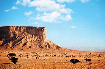 Qiddiya will spread over an area of 334 sq km on a clifftop.