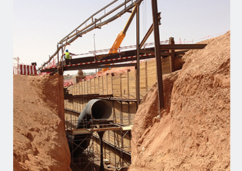 Wet utilities diversion works for Riyadh Metro, Package One ... study and design completed last year.