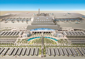 Muscat International Airport ... 56 million passengers per annum capacity.