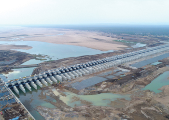 The Medigadda Barrage in Telangana ... built in a record-breaking 24 months.