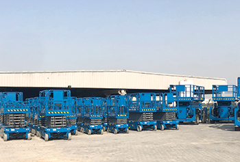 Terex’s distribution centre in Dubai ... mainly dedicated to its Genie brand.