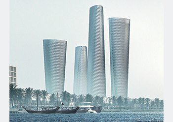 Lusail Plaza towers ... a key contract for Hyundai E&C.