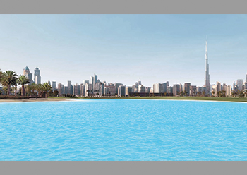 Mohammed Bin Rashid Al Maktoum City – District One ... anchored by a monumental 100-acre lagoon.