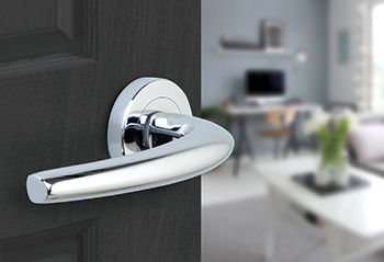 Faenza ... classically designed door lever.