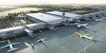 The new terminal at Bahrain International Airport ... a $1.1-billion expansion.
