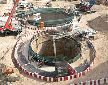 The deep stormwater tunnel in Dubai ... a key ongoing infrastructure project.