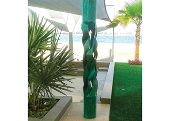 A customised sculpture for a private beach villa in Bahrain.