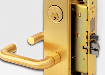 Schlage locks ... manufactured to American standards.