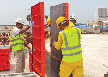 Paschal systems were employed to build the W Resort Hotel and Residences in Dubai.