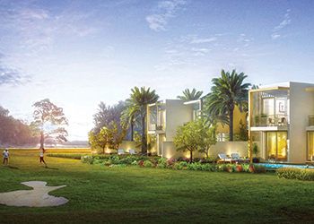 The villas at Emaar South.