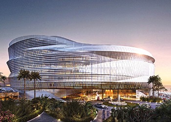 Omantel’s new headquarters at Madinat Irfan ... a rendition.