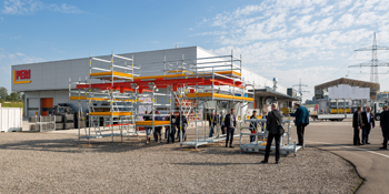 Some products on display within the facility grounds.