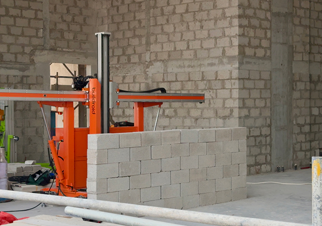 Buildroid initially aims to transform the labour-intensive partition walls segment.