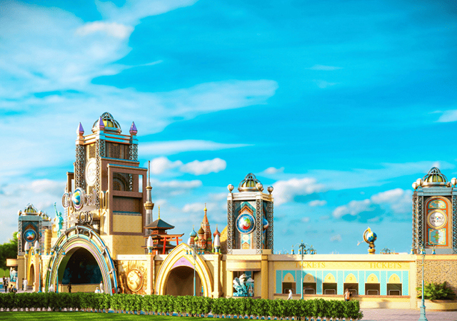 The first phase comprises 16 international pavilions.