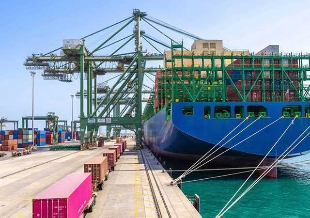 Nine quay cranes are now operational across Terminal Two.