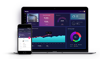 Facilio’s energy dashboard.