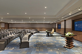 There will be 28 meeting rooms and administration offices at the convention centre.