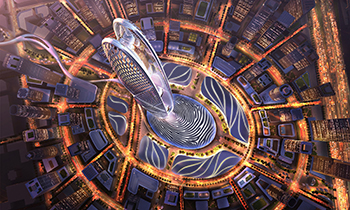 The base of Burj Jumeira ... home to numerous entertainment options.