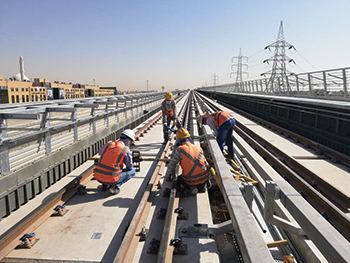 Works under way on Package Three of the project.