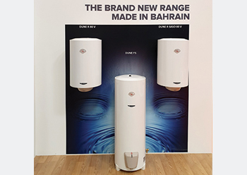 Ariston Thermo products on display.
