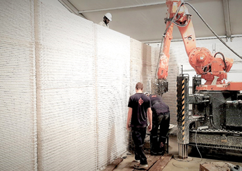 3D Studio 2030 Project ... CyBe brought in its own printer from the Netherlands.