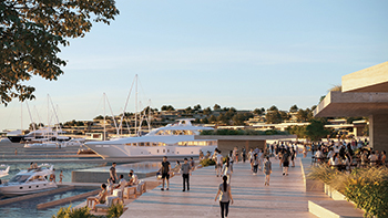 Phase One will include a yacht marina and leisure and lifestyle facilities.
