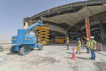 King Khaled International Airport ... under expansion.