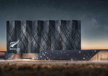 New Zealand’s pavilion ... ground broken.