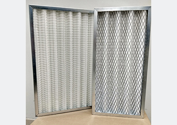 A pleated pre-filter.