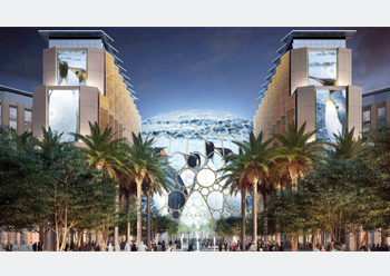 Al Wasl Plaza ... centrepiece of the Expo 2020 Dubai site.