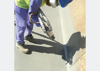 Graco’s equipment was used to spray concrete at Legoland Dubai.