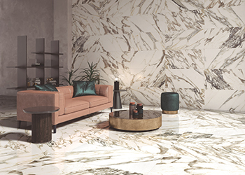  Museum’s Macchia Vecchia Collection caters to the trend towards large-format slabs with deep veining.