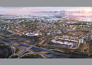 The new interchange will include dual-lane entrance and exit ramps, as well as a fully-signalised bridge crossing over the highway to connect with the island’s road network.