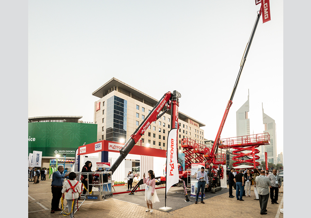 A wide range of construction equipment will be showcased in the outdoor space.