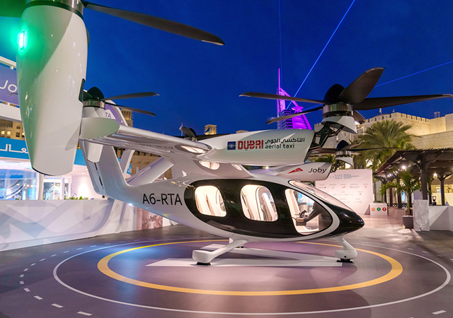 Air taxis ... expected to be launched in Dubai in 2026.