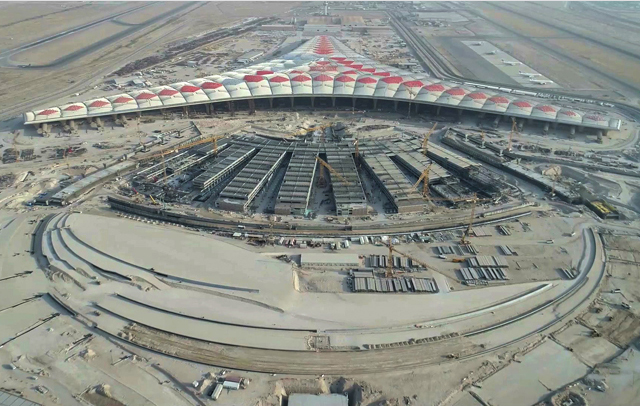 Kuwait International Airport Terminal 2 ... the largest ongoing infrastructure project in the country.
