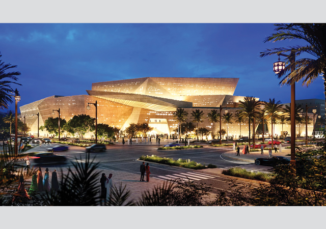 The proposed opera house in Diriyah ... designed by Snøhetta.