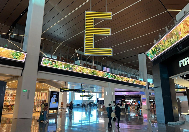 Hamad International Airport’s Concourse E was opened earlier this year.