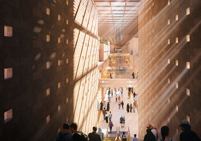 The airport project will aim for LEED Platinum certification.