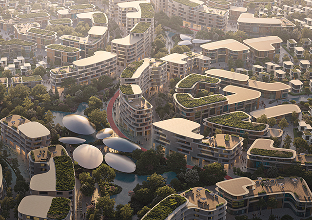 The expansive, mixed-use master-community combines living, working and lifestyle areas.