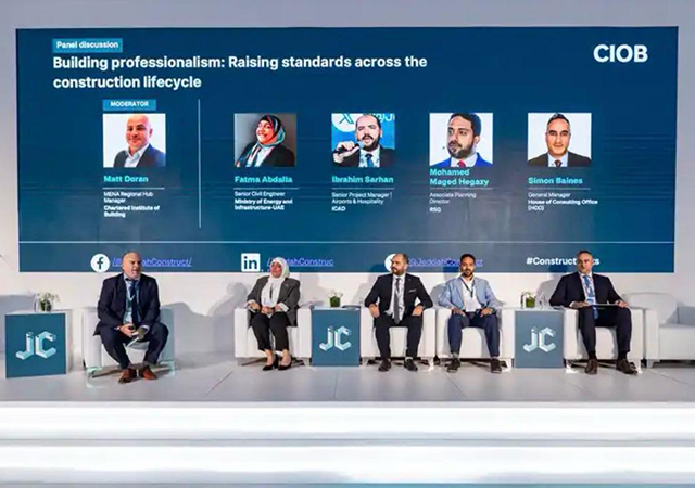 CIOB participates in regional panel discussions and is also expanding its local presence through member-led events.