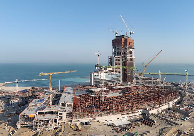 Wynn Al Marjan is expected to be topped out shortly.