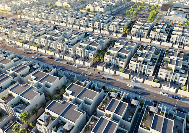 NHC’s Murcia project in Riyadh ... the PMU carried out fabrication and installation of aluminium windows and doors for the villas.