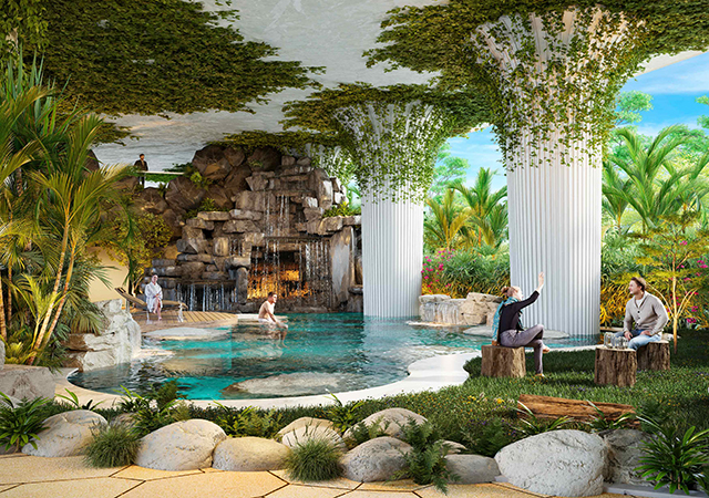 Vincitore Wellness Estate features 65+ wellness amenities, spread across eight levels spanning more than 200,000 sq ft.