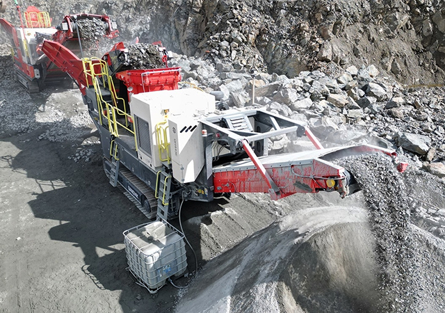 QH443E electric cone crusher completes Sandvik’s revolutionary electric train.