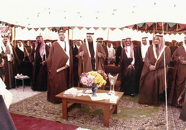 King Abdullah bin Abdulaziz Al Saud, King Khalid bin Abdulaziz Al Saud and King Fahd bin Abdulaziz Al Saud all attended the inauguration of ALUPCO in 1975.