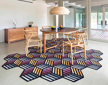 Parquet ...colourful kilims.