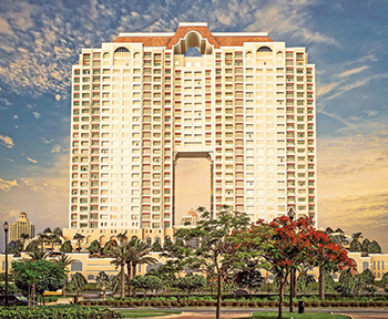Al Mutahidah Towers ... located in the Viva Bahriya precinct.