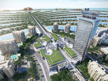 Nakheel Mall ... the access point for The Palm Tower.