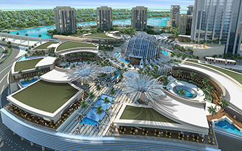 Nakheel Mall ... 25-m-high crystal dome sits at its centre.